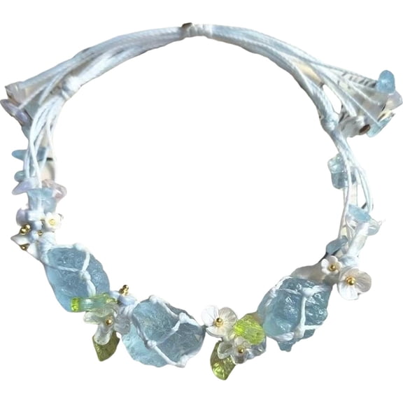 golytefs Crystal Bracelet Diy Material Pack Natural Stone Bracelet for Crystal Lovers