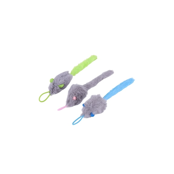 golytefs Door Hanging Automatic Retractable Kitten Toys with 3 Catnip Mice Teaser Electronic Self Play Feather Cat String Toy Interactive Cat Teaser Retractable Toys for Cat Kitten Playing Exercising