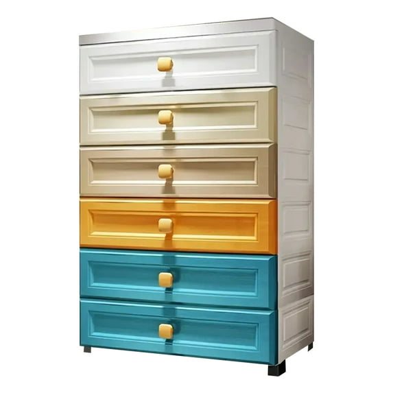 golytefs Drawers Chests with Wheels Modern Nightstand End Table Side Table(champagne)