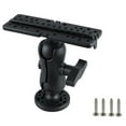 thumbnail image 1 of golytefs Fish Finder Mount Base 360 Degree Swivel Fish Finder Rack Boat Gps Plate Bracket, 1 of 9