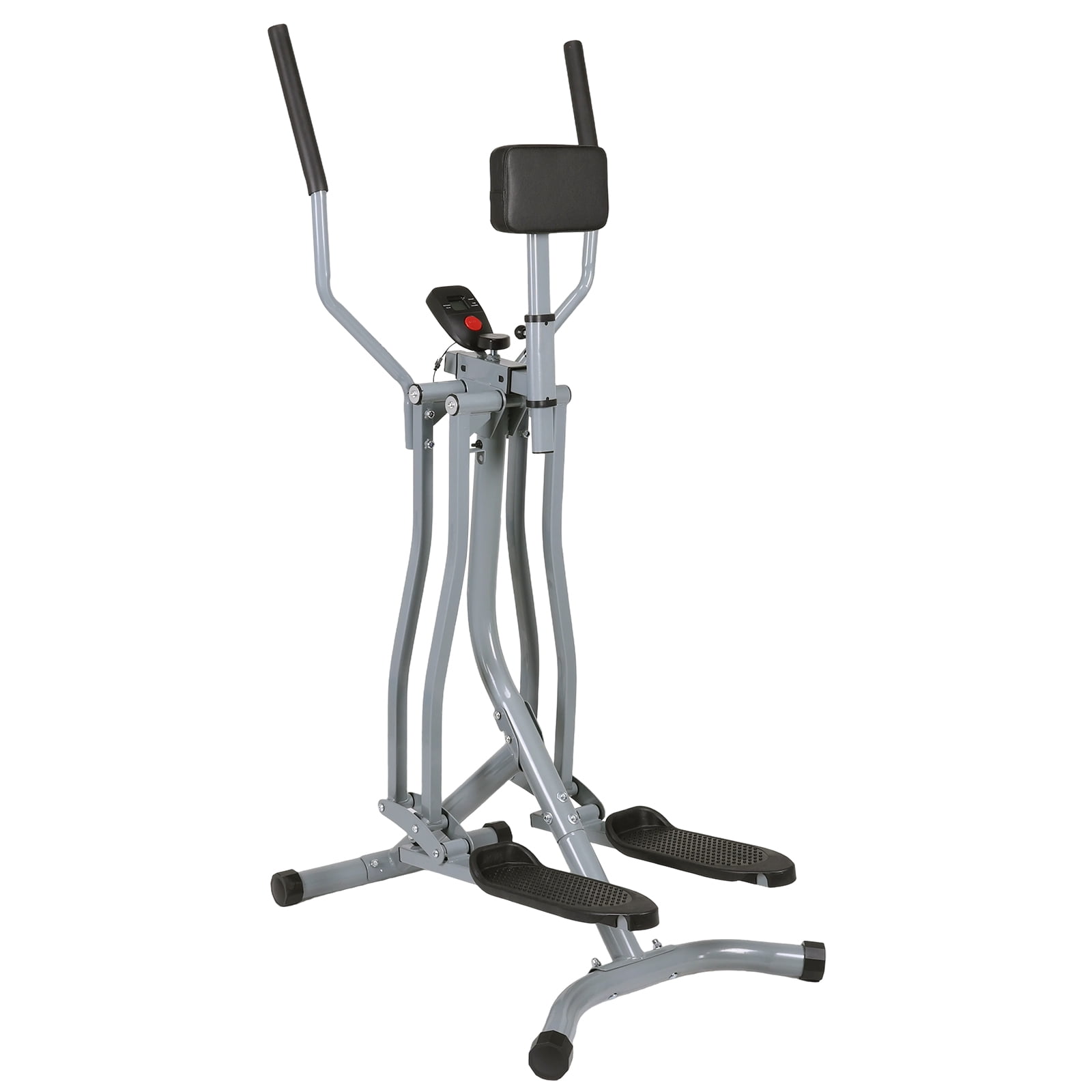 golytefs Foldable Cross Trainer W/ Lcd Monitor Home Cardio Exercise Stepper Space Walker Elliptical Machine For Home Adjustable Air Walker Exercise Machine