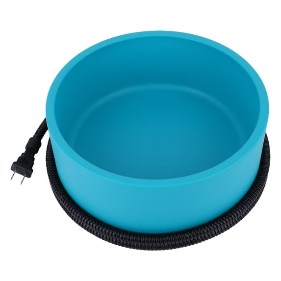 golytefs Heated Water Bowl 3.2 L/108 Oz Outdoor Thermal Pet Bowl in Winter for Dog & Cat