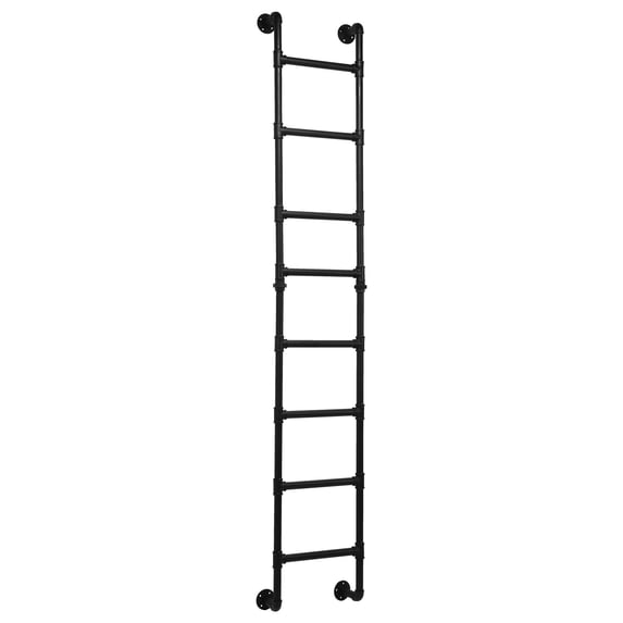 golytefs Heavy-duty Metal Ladder Wall Mounted Ladder Space-saving for Caravans Dormitory