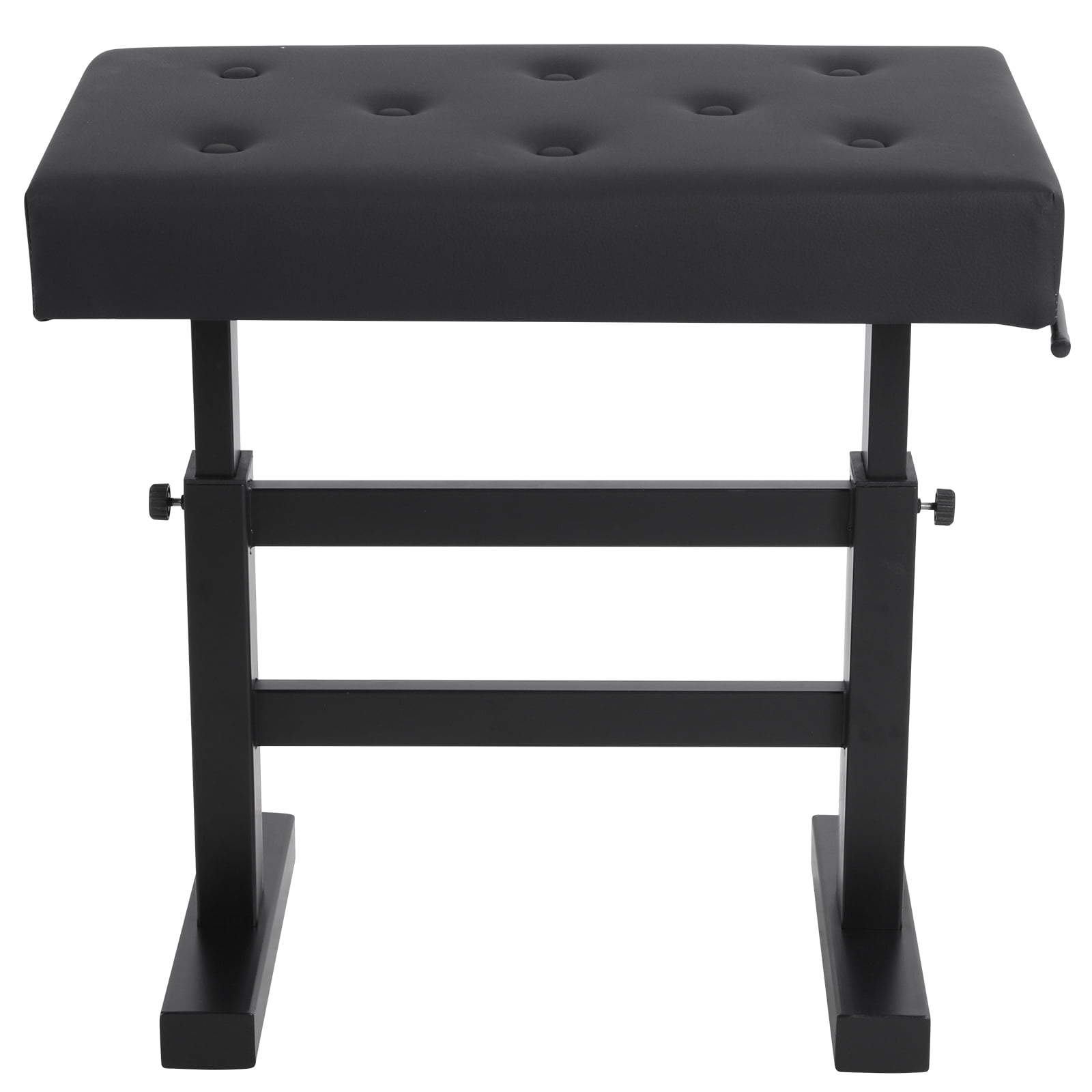 golytefs Hydraulic Lifting Piano Bench Pu Leather Height Adjustable Piano Stool Non-slip High-density Sponge Thickened Chair Load Up To 396LBS for Home/music Room/classroom (Black)