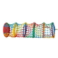 thumbnail image 1 of golytefs Kids Safety Rope Ladder Net Polyester Rope Ladder Load Safety Protection 31.5x31.5x78.74in Climbing Safety Net for Treehouse Backyard Monkey Bars (5 Tiers), 1 of 8