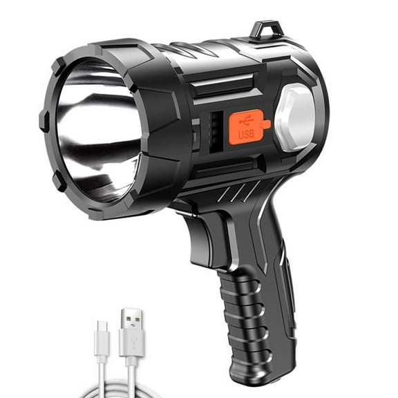 golytefs Led Torch Lantern 350LM Waterproof Torch Light with Power Display( Without Trip)