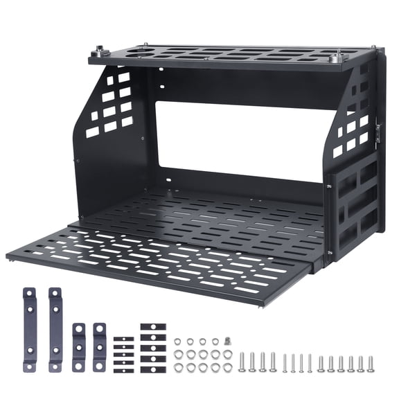 golytefs Tailgate Table Rear Door Shelf Storage Cargo Holder Foldable Molle Panel for Ford Bronco