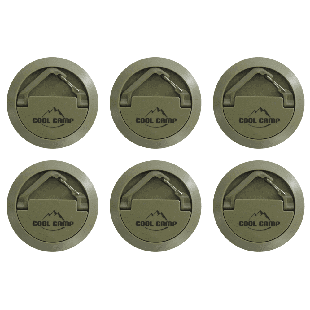 golytefs Tent Magnetic Hook Magnet Clip Hanger for Outdoor Camping Canopy ( Green)