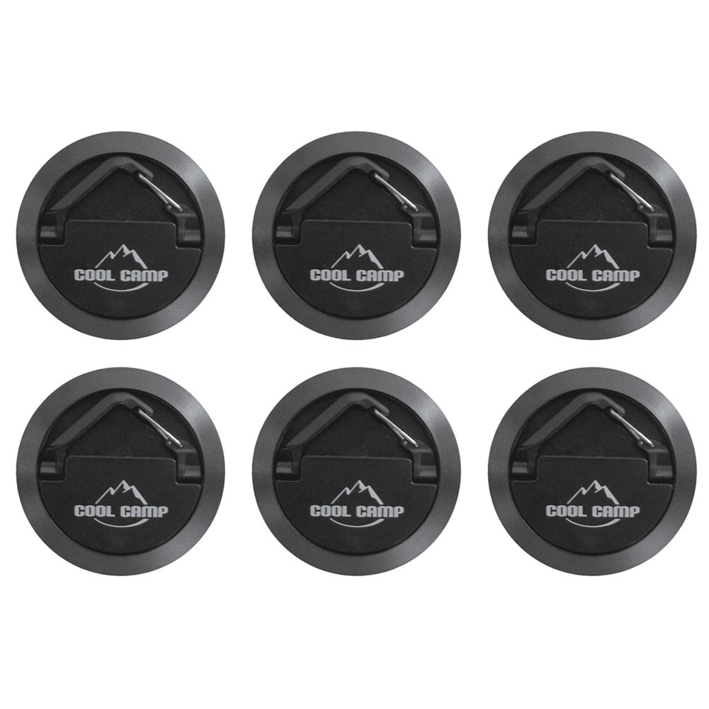 golytefs Tent Strong Magnetic Hook Magnet Clip Hanger for Outdoor Camping Canopy (Black)