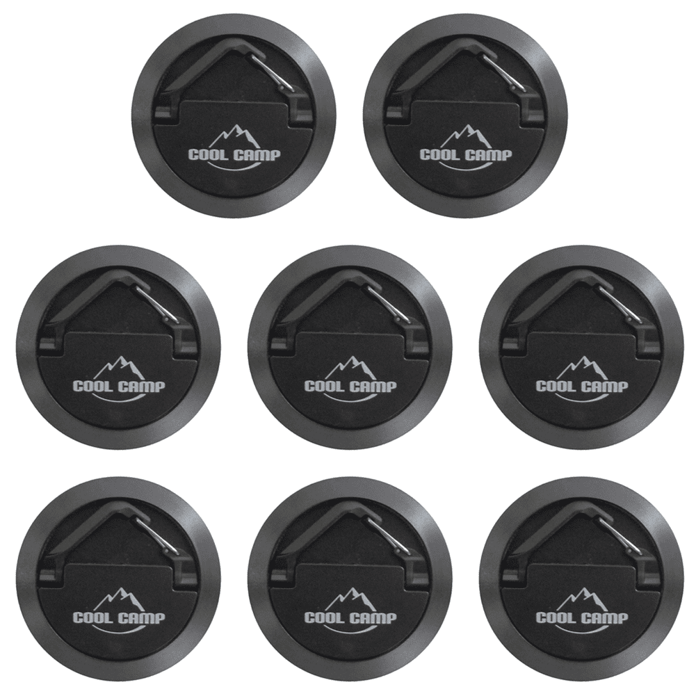 golytefs Tent Strong Magnetic Hook Magnet Clip Hanger for Outdoor Camping Canopy (Black)