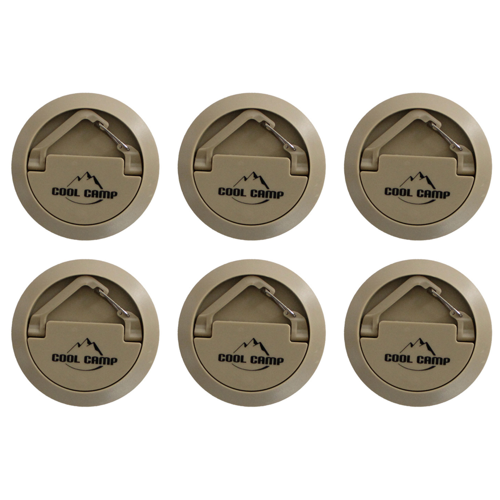 golytefs Tent Strong Magnetic Hook Magnet Clip Hanger for Outdoor Camping Canopy (Khaki)