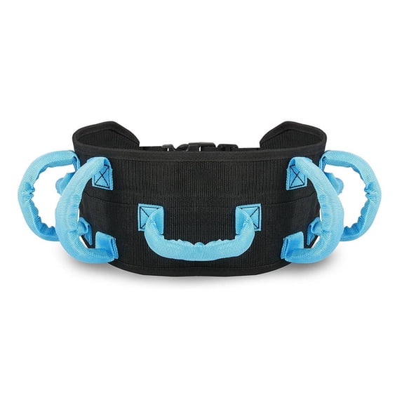 golytefs Walking Gait Belt with Handles Metal Buckle Elderly Transfer Belts for Lifting