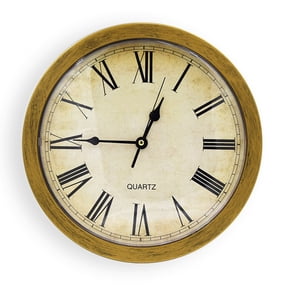 golytefs Wall Clock with Hidden Safe Plastic Secret Safe Wall Clock for Living Room Decor