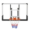 thumbnail image 1 of golytefs Wall Mounted Backboard And Rim 47-Inch Large Indoor Basketball Hoop Set for Garage Fitness Center Barn School Gym Driveway, 1 of 9