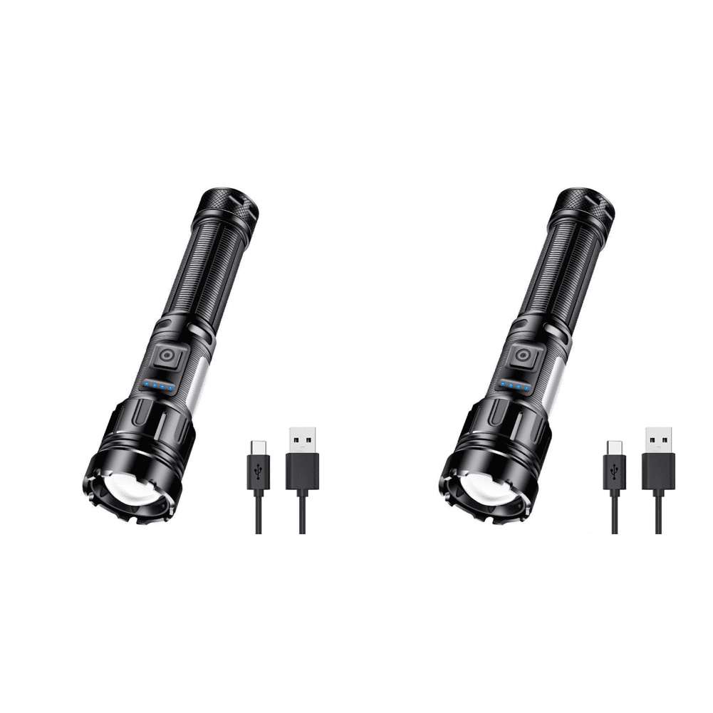 golytefs Xhp50 Flashlight 800LM Cob Led Torch 1200mAh Ipx4 Type-c Usb Rechargeable