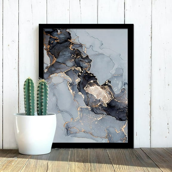 good fortune 12x16 Frame Black, Display Picture 10x14 with Mat or 12 x 16 Without Mat, Wall Hanging Large Picture Frame for Diamond Art Painting 30x40cm - 1 Pack