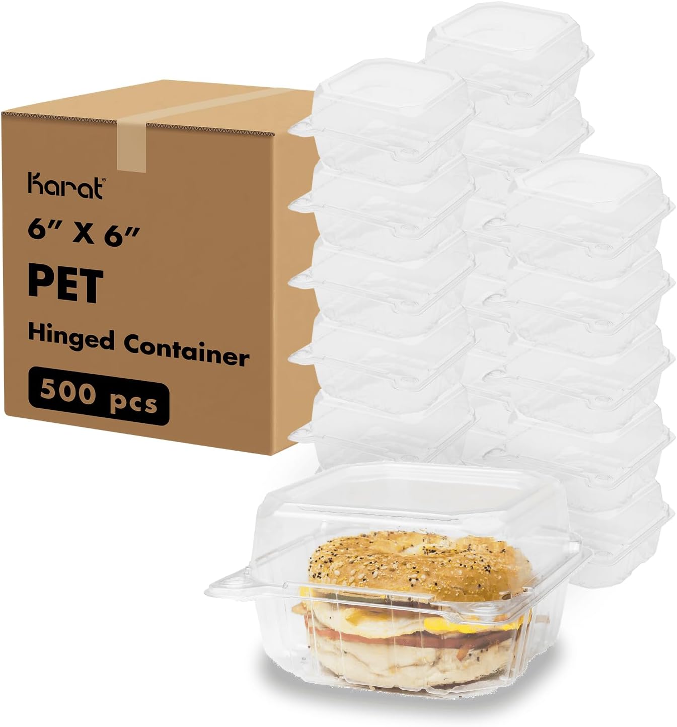 Clear Plastic Clamshell Package/Storage Container, 4.19" H X 1.5