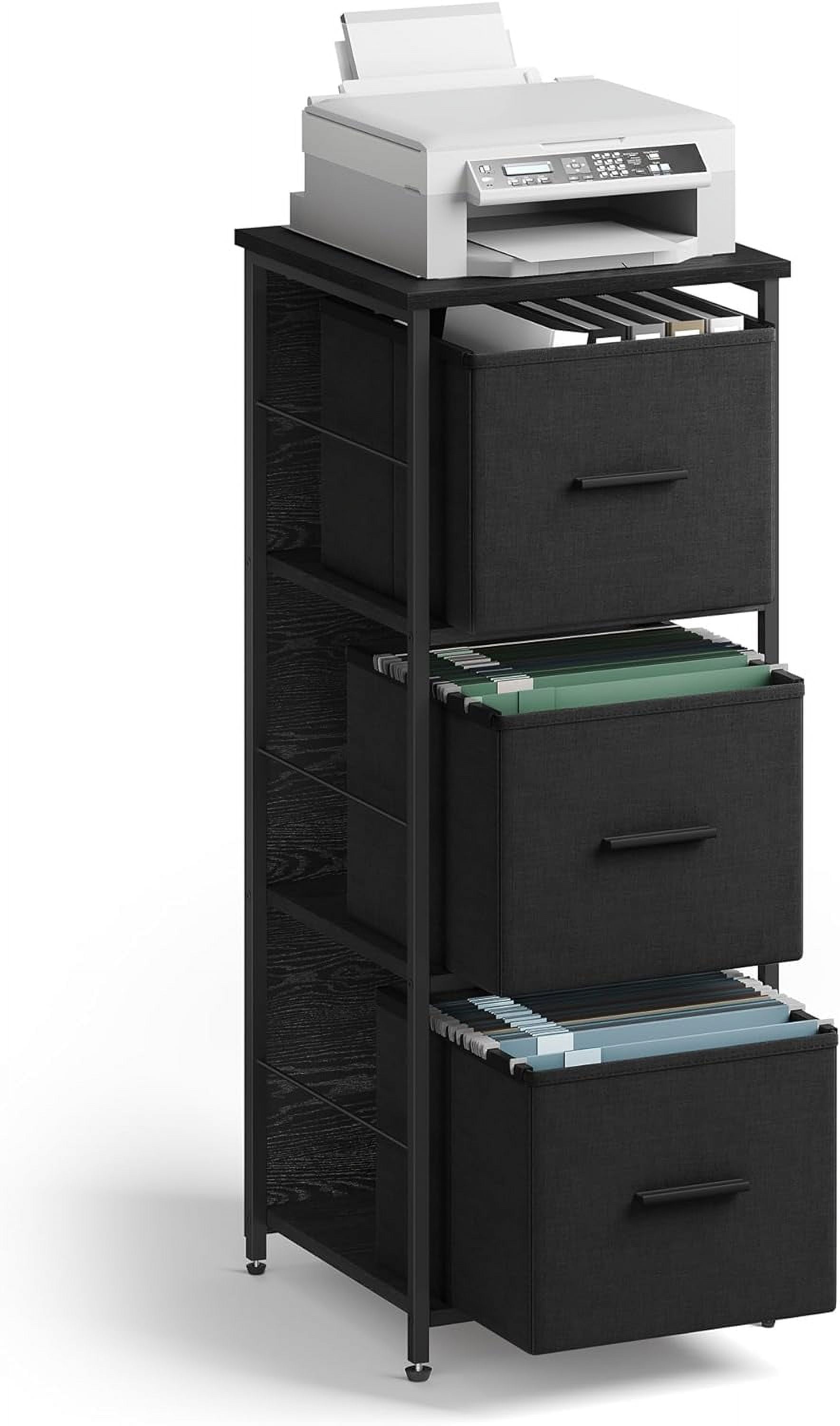 good fortune File Cabinet with 3 Drawers, Printer Stand, Cube Storage ...