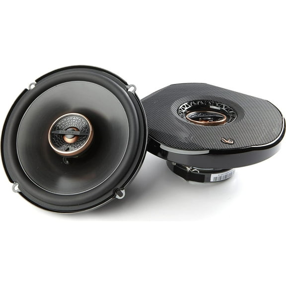 good fortune REF6522IX 6.5" 180W Reference Series Coaxial Car Speakers With Edge-driven Textile Tweeter, Pair