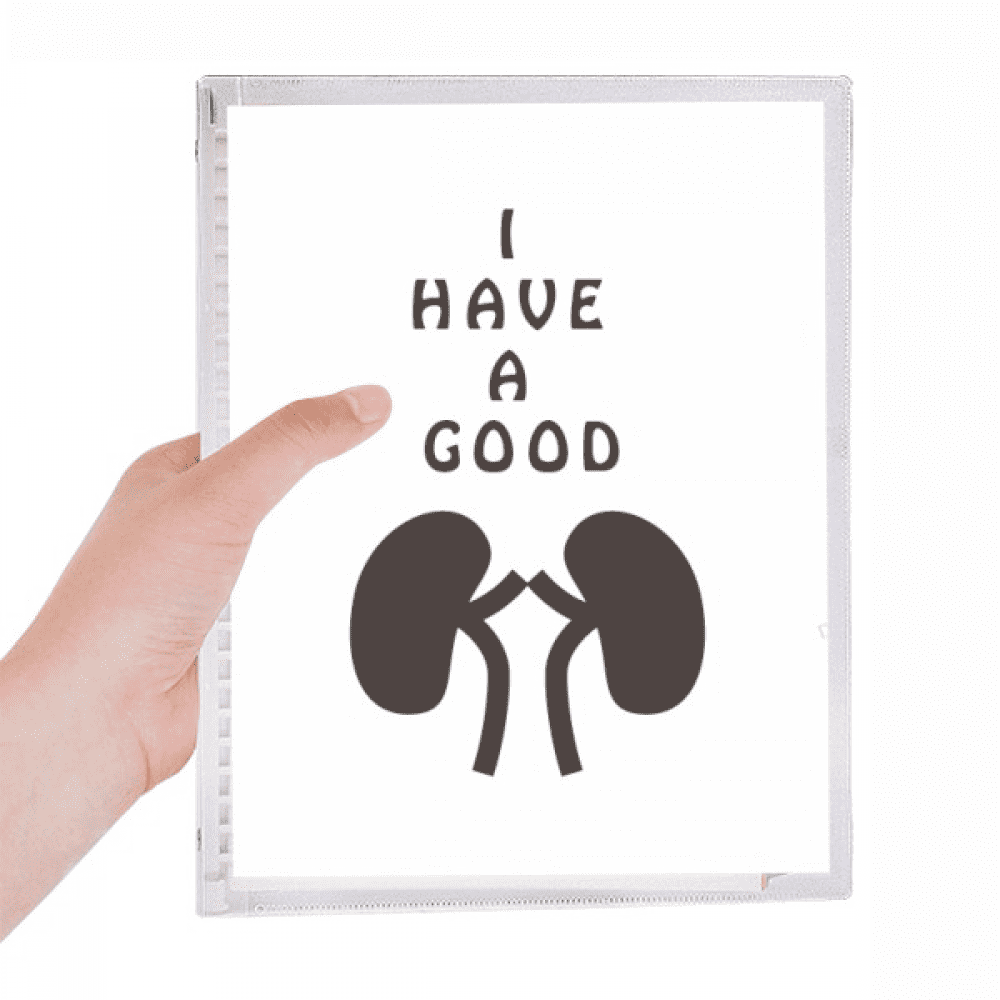 good kidney body lucky notebook loose diary refillable journal statiry