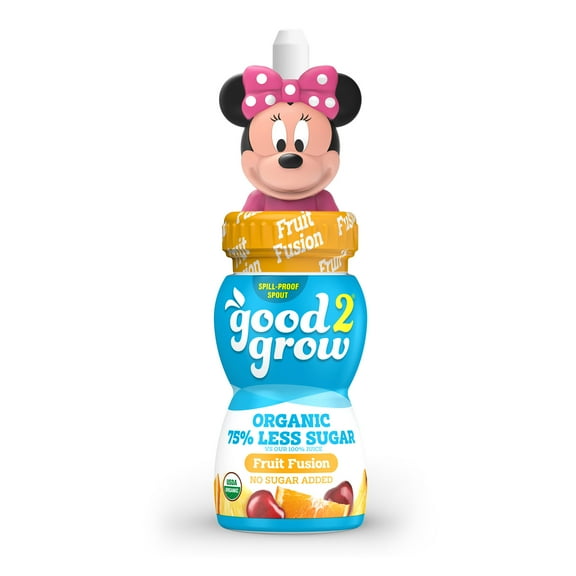 good2grow 6 oz Organic Low Sugar Fruit Fusion Juice Single Serve (Character Tops Vary)