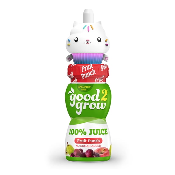good2grow 6oz 100% Fruit Punch Juice Single Serve (Character Tops Vary)