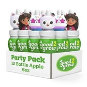 good2grow Gabby Dollhouse 100% Apple Juice Party Pack, 6 fl oz Bottles (Pack of 12)