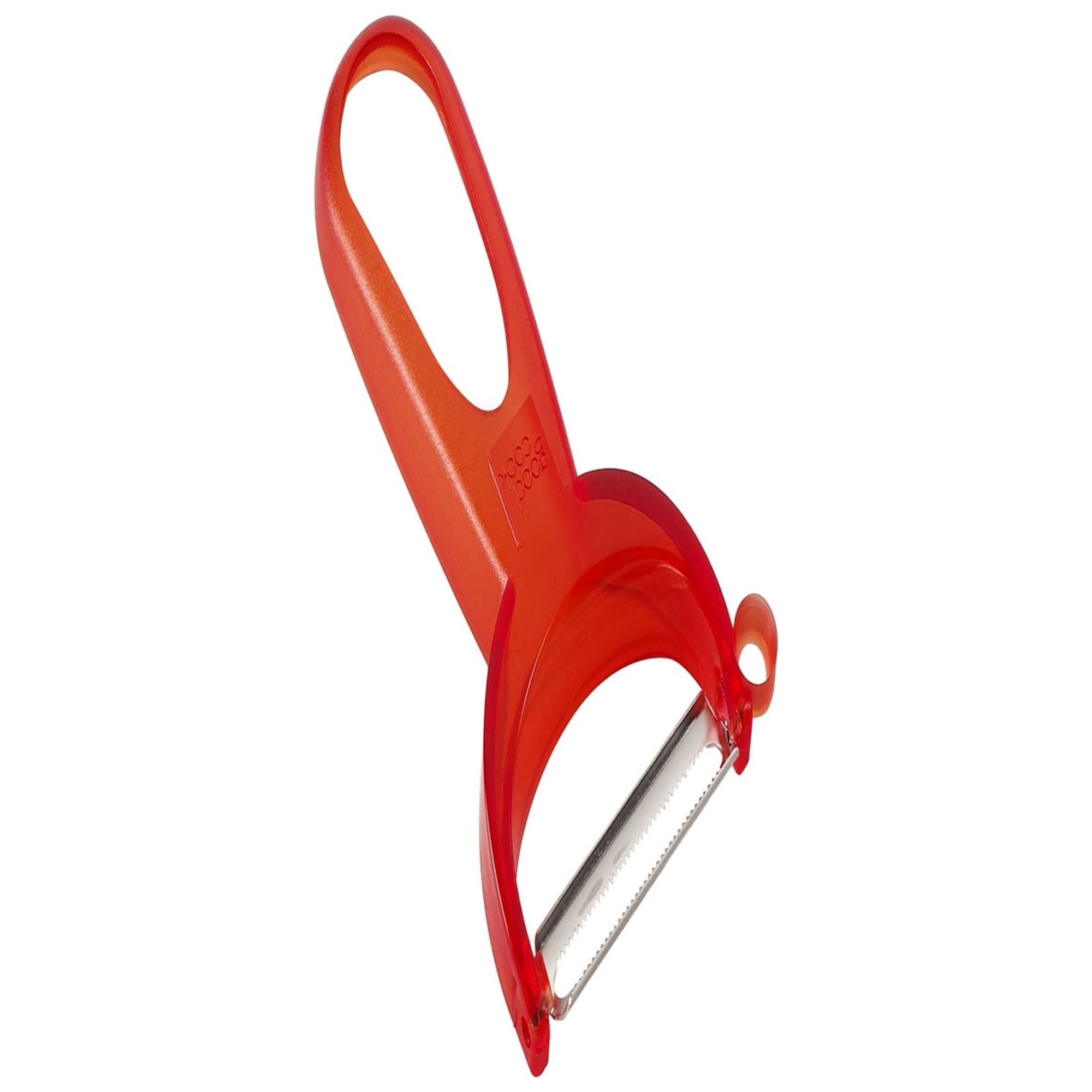 Red Stainless Steel Loop Handle Peeler