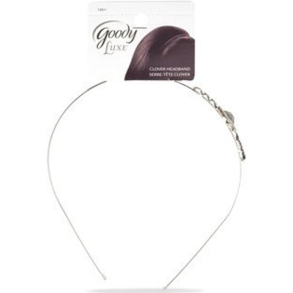 Goody Luxe Clover Glam Headband Silver