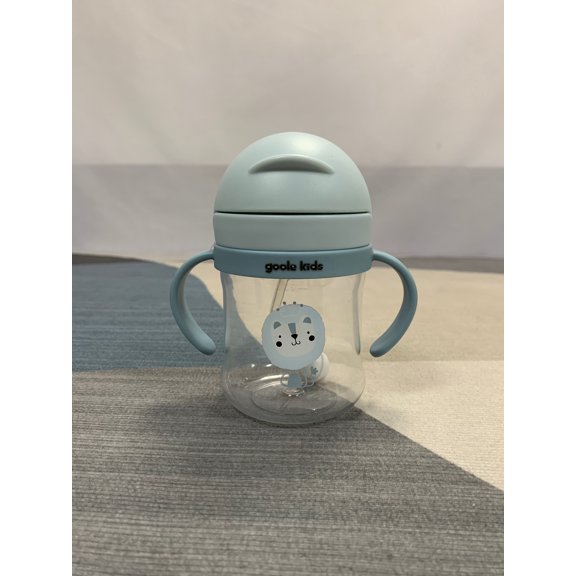 goole kids Baby bottles Syringe-style baby bottle with handle and cute cartoon patterns