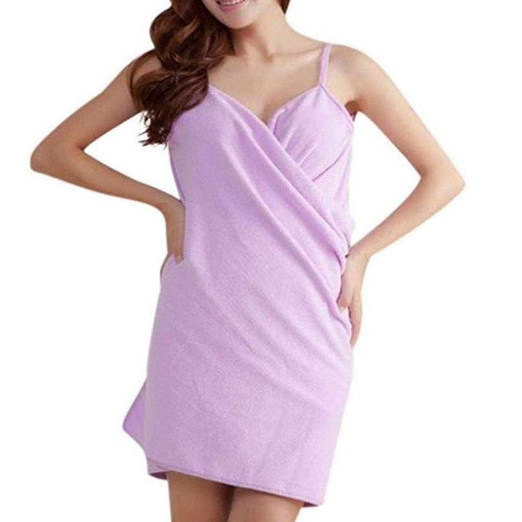 goowrom Bath Wearable Towel Dress Girls Women Lady Fast Drying Beach ...