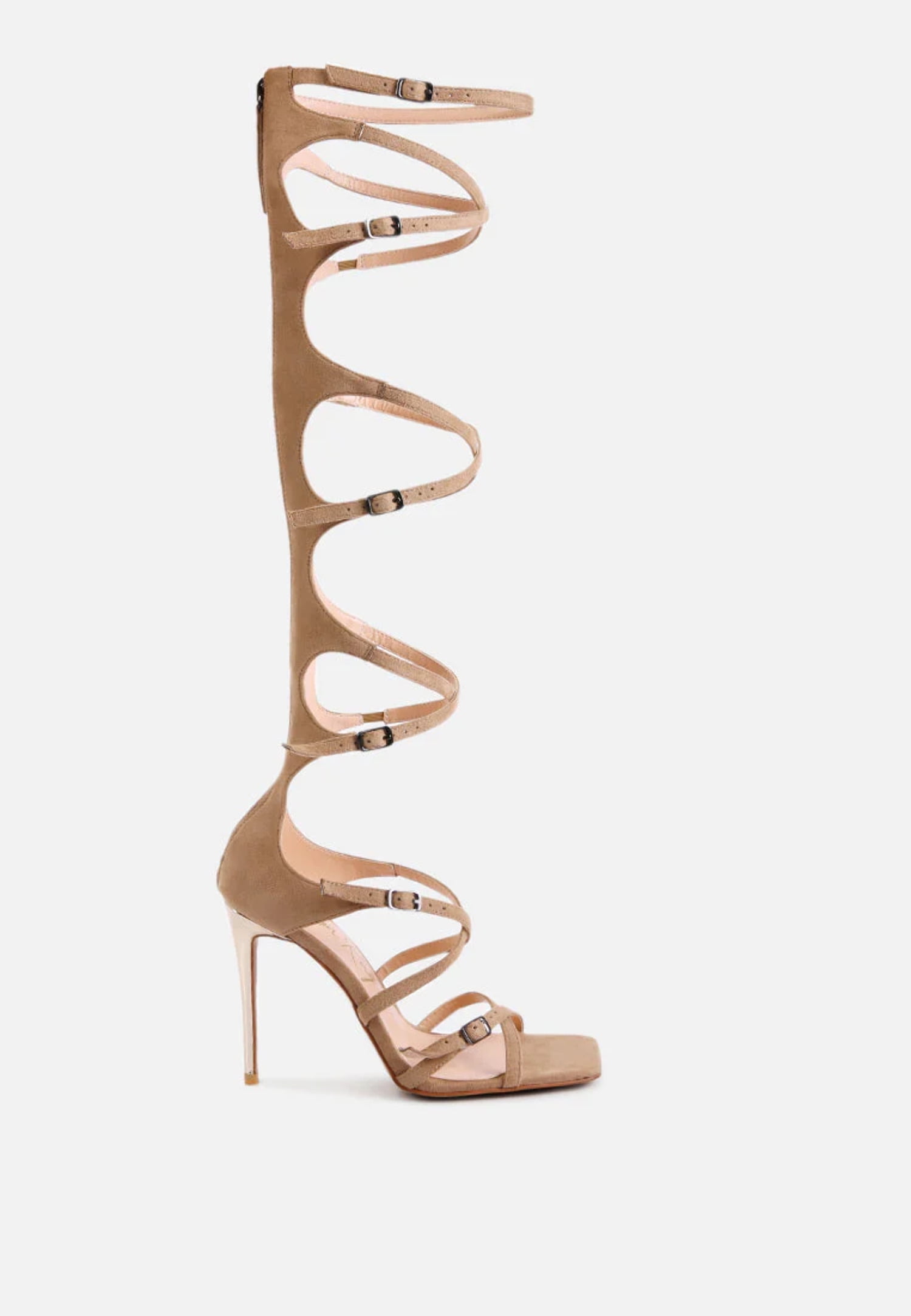 strappy stiletto heels