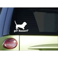 thumbnail image 1 of got Basset *I749* 6 inch Sticker dog decal, 1 of 1