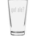 thumbnail image 1 of got ale? Etched All Purpose 16oz Libbey Pint Glass, 1 of 1