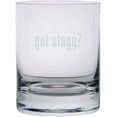 thumbnail image 1 of got stagg? Etched 11oz Stolzle New York Crystal Rocks Glass, 1 of 1