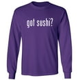 thumbnail image 1 of got sushi? Adult Long Sleeve T-shirt, 1 of 3