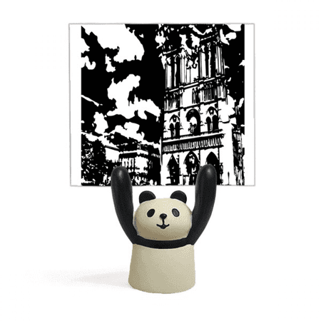 gothic building de paris Memo Holder Cartoon Animal Panda Stand Decoration