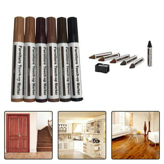 6pcs/bag Furniture Repair Wood Cabinet Floor Touch Up Markers Scratch  Filler Remover Pen - AliExpress