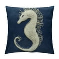gouleft Sea Horse Decorative Throw Pillow Cover Case Marine Animal Cute