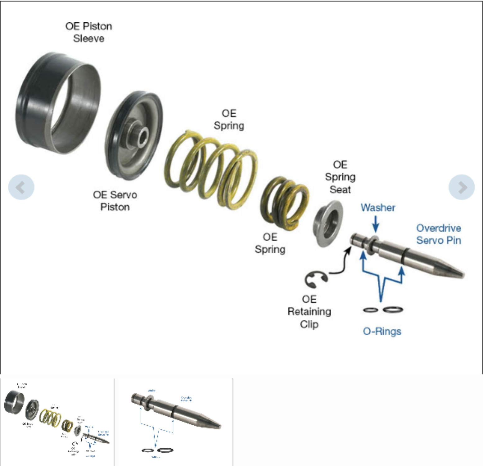 governor kit (springs weights) 1969-86 (superior) th250 250c 350 350c ...