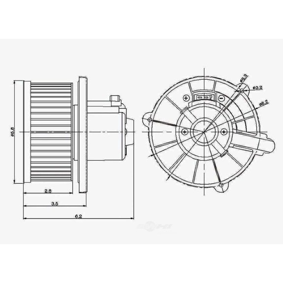 gpd Blower Motor 2311617