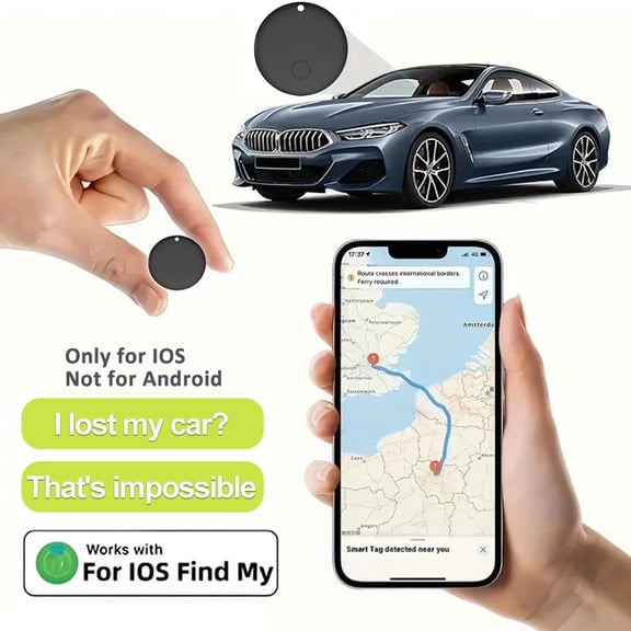 gps tracker device for vehicle ,Smart Bluetooth Tracker, Keys Finder and Item Locator for Keys, Bags, Luggage, Pets, Wallet, Replaceable BatteryItem Finder Works with Apple Find My (iOS Only) App.