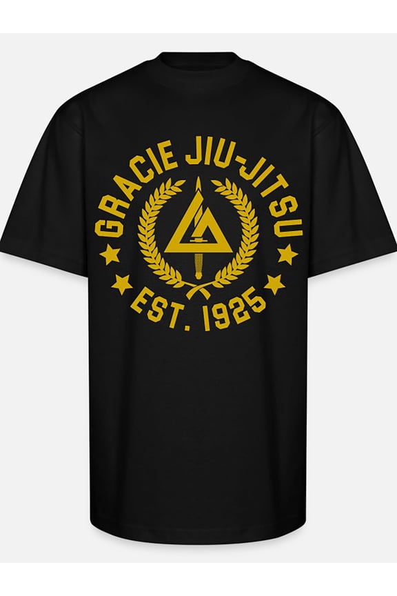 gracie jiu jitsu 1925 martial arts-811 funny Men’s Short Sleeve Graphic T-shirt Collection black