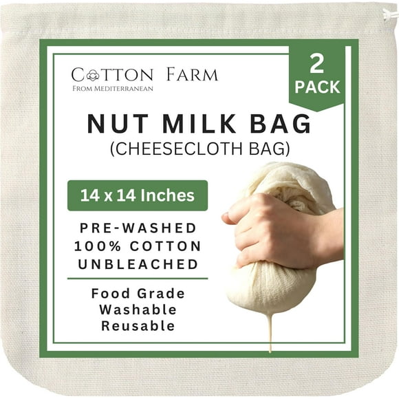 grade cheese cloth - filtering, etc.; 100% unbleached cotton cheesecloth; Reusable, ultra-dense