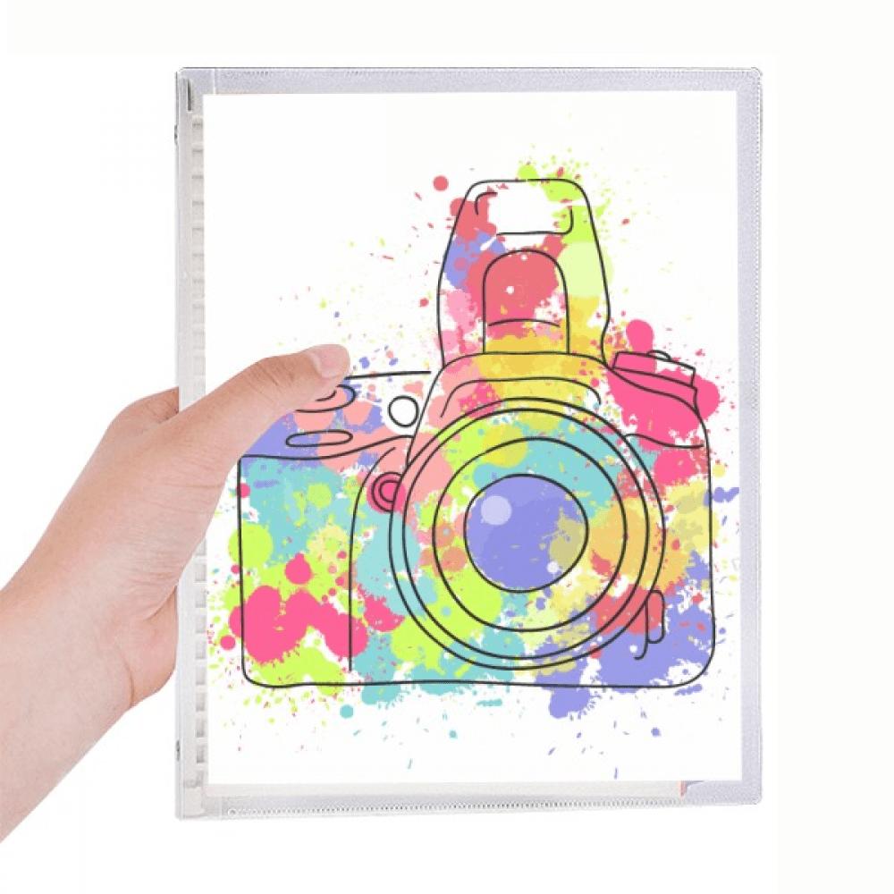 graffiti street culture colorful camera notebook loose diary refillable journal statiry