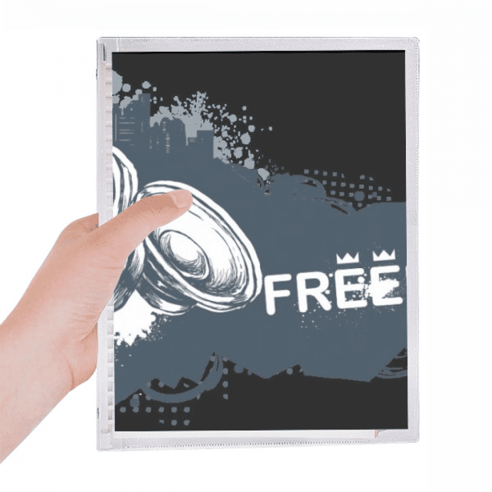 graffiti street culture hip-hop speaker notebook loose diary refillable journal statiry