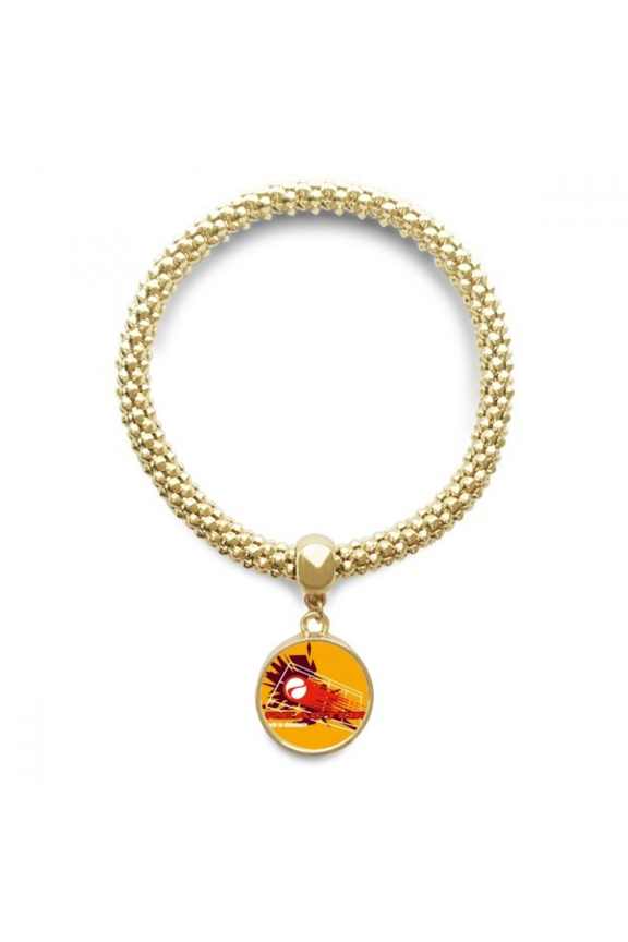 graffiti street ready-to-donate reactor en bracelet round pendant jewelry chain