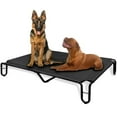 grageoo Outdoor Elevated Dog Bed,Cooling Raised Dog Cot Bed for Large