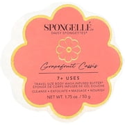 SPONGELL  Daisy Spongette Body Wash Infused Buffer Travel Soap Sponge, Grapefruit Cassis, 1.75 oz