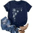 thumbnail image 1 of graphic tees shirts for women t shirts for women trendy teen outfits juniors tops orange top shirts for women trendyorange t shirt(Yb-Navy,Small), 1 of 5